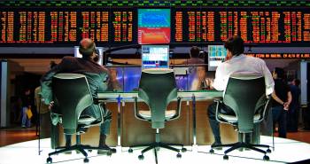 Stock Market Trader Desk